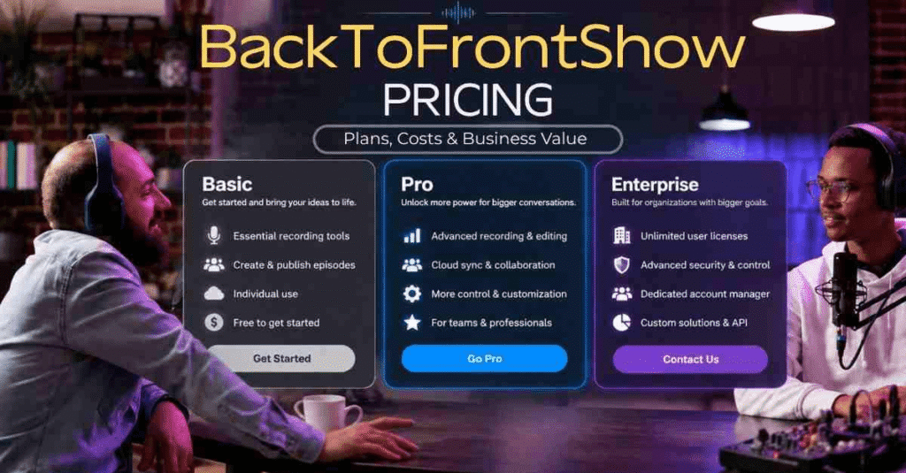 BackToFrontShow Pricing Basic Plan