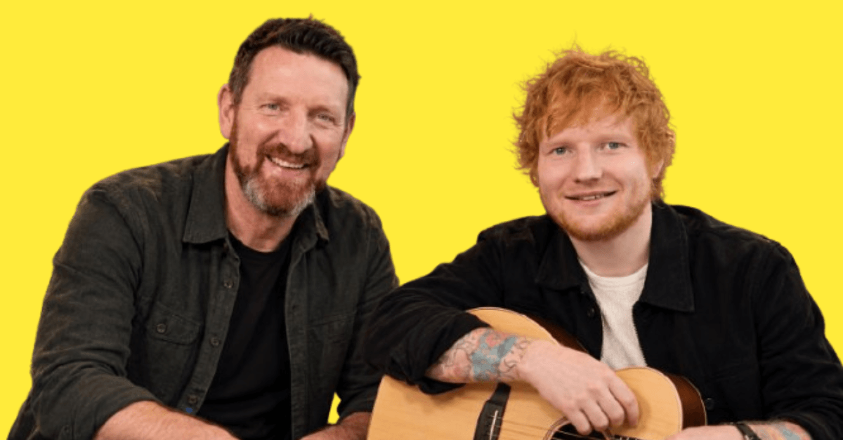 Sean Connolly and Ed Sheeran