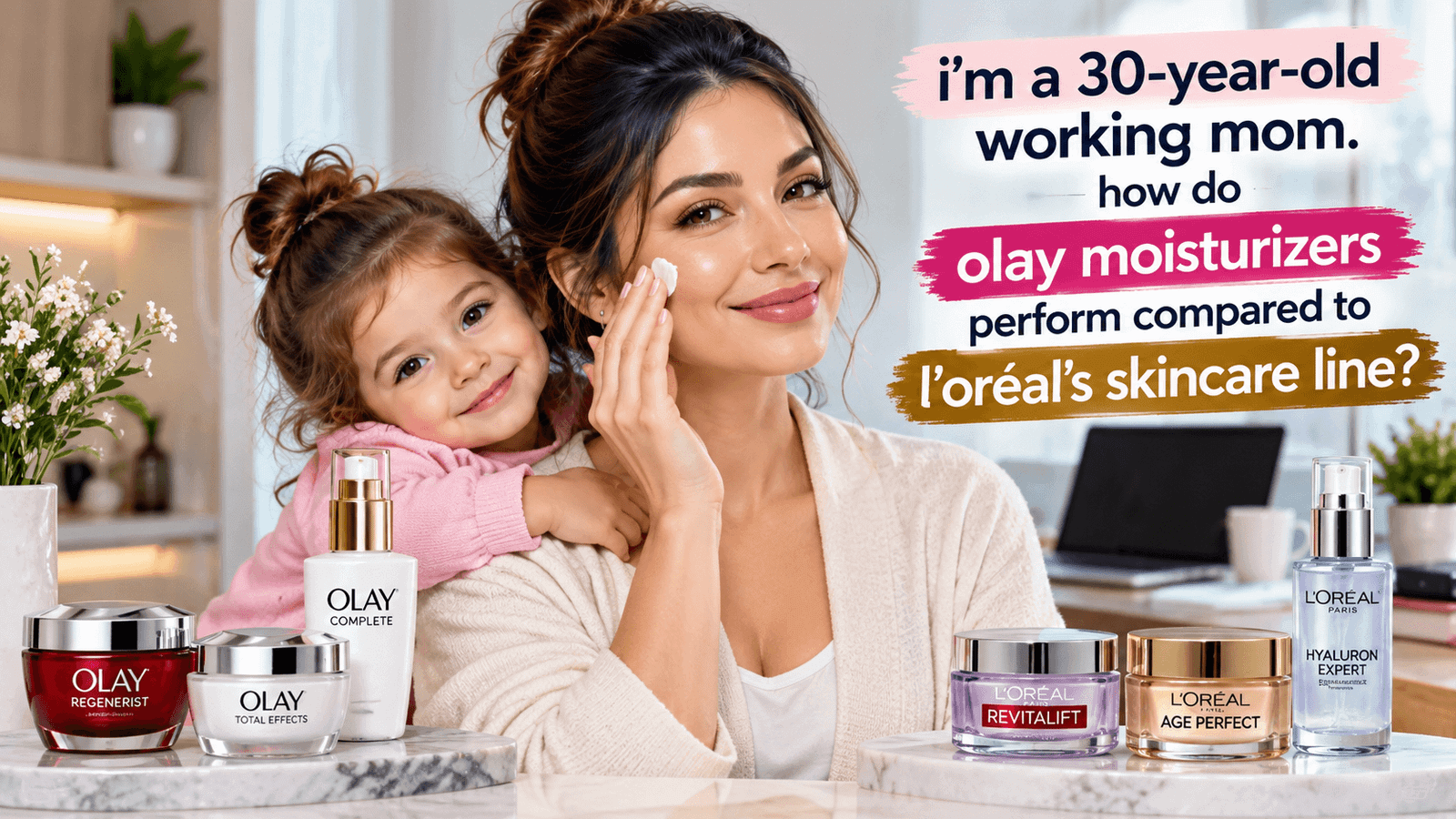 I’m a 30-Year-Old Working Mom. How Do Olay Moisturizers Perform Compared to L’Oréal’s Skincare Line?