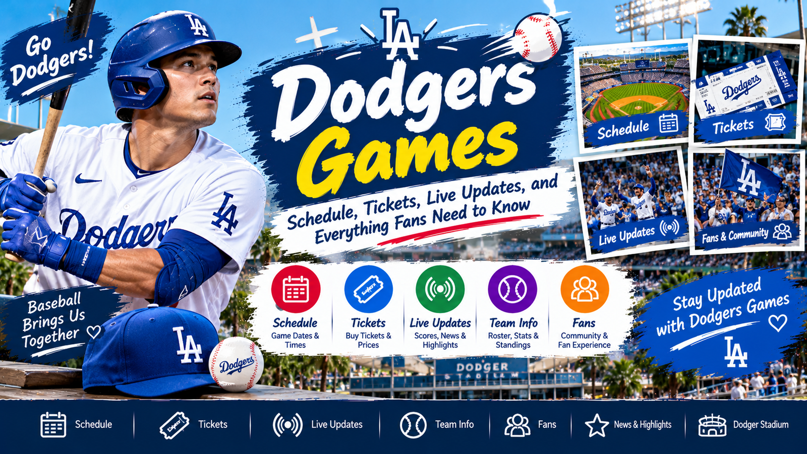 Dodgers Games: Schedule, Tickets, Live Updates, and Everything Fans Need to Know